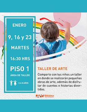 Cartel del taller de arte