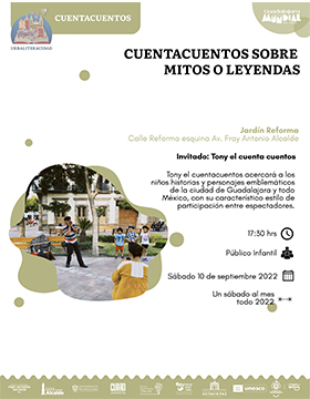 Cuentacuentos sobre mitos o leyendas