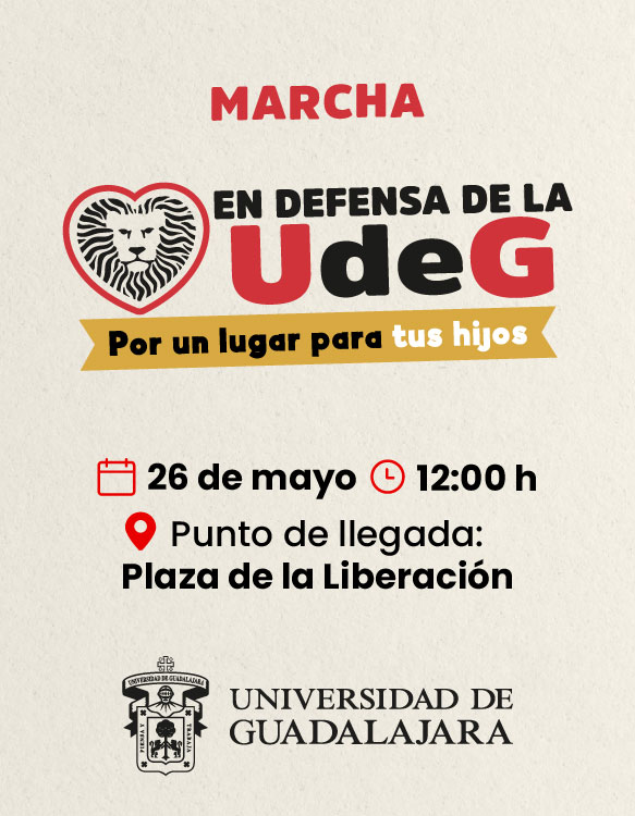 Marcha en defensa de la UdeG
