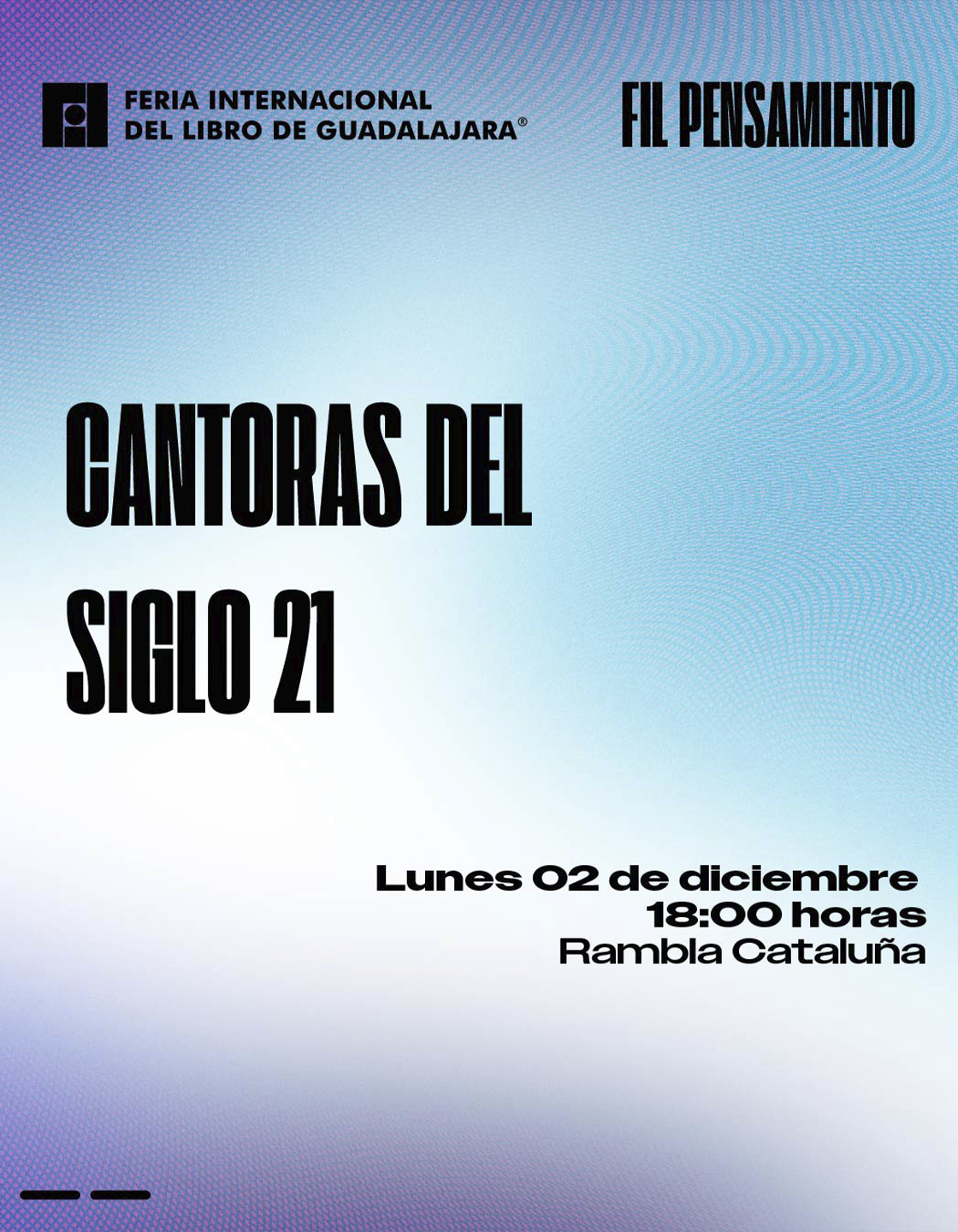Cartel de Cantoras del siglo 21