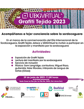 Cartel de Grafiti Tejido 2023