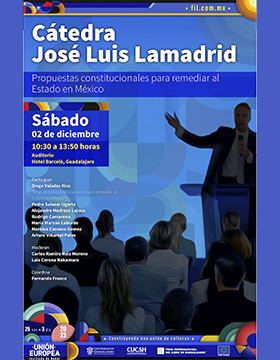 Cartel de la Cátedra José Luis Lamadrid