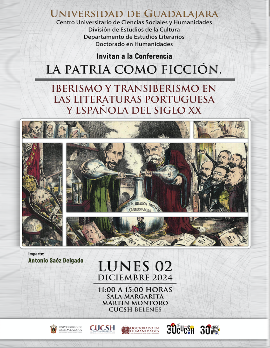 Cartel de la Conferencia: La patria como ficción