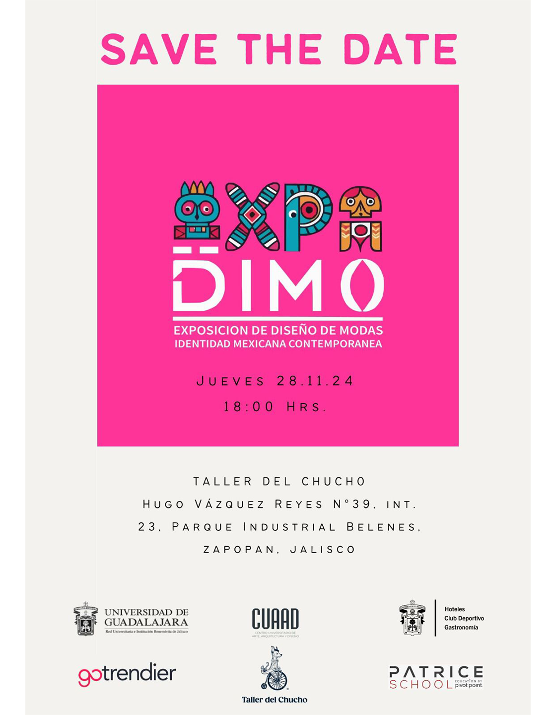 Cartel de la Expo DIMO, Exposición de Diseño de Modas