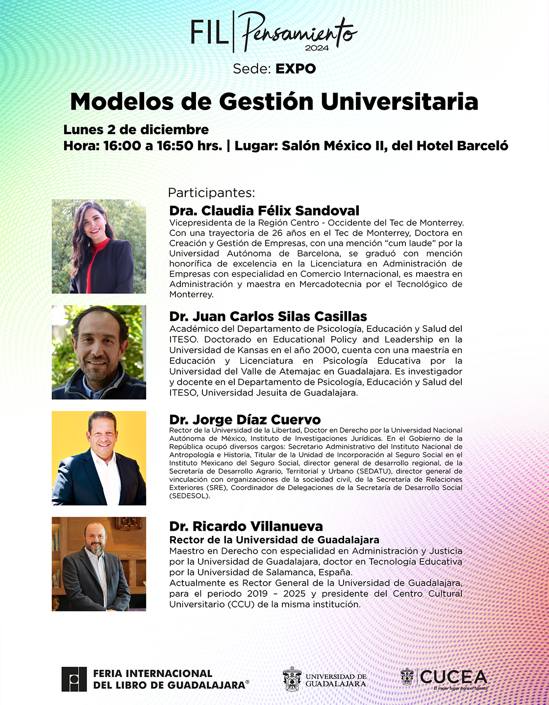 Cartel de Modelos de Gestión Universitaria