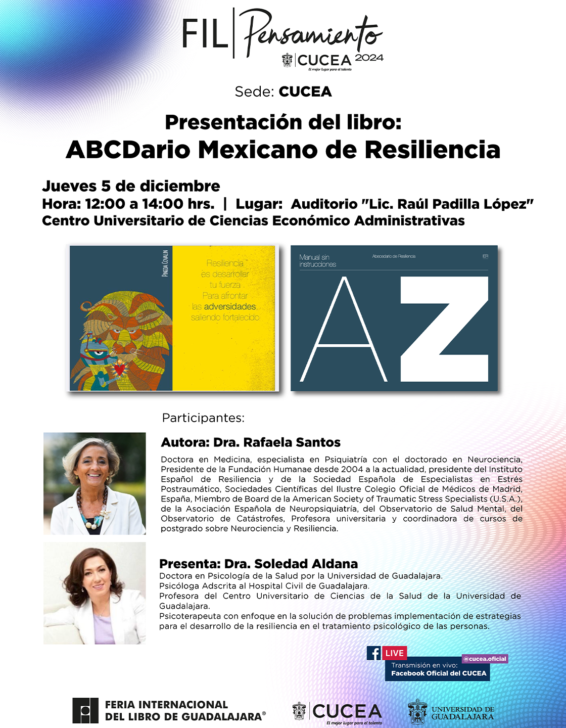 Cartel de la Presentación del libro: ABCDario Mexicano de Resiliencia