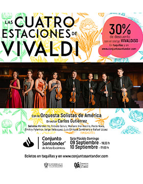 cartel de Las cuatro estaciones de Vivaldi