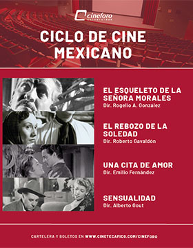 Cartel de los estrenos del Cineforo Universidad, del 4 al 11 de octubre