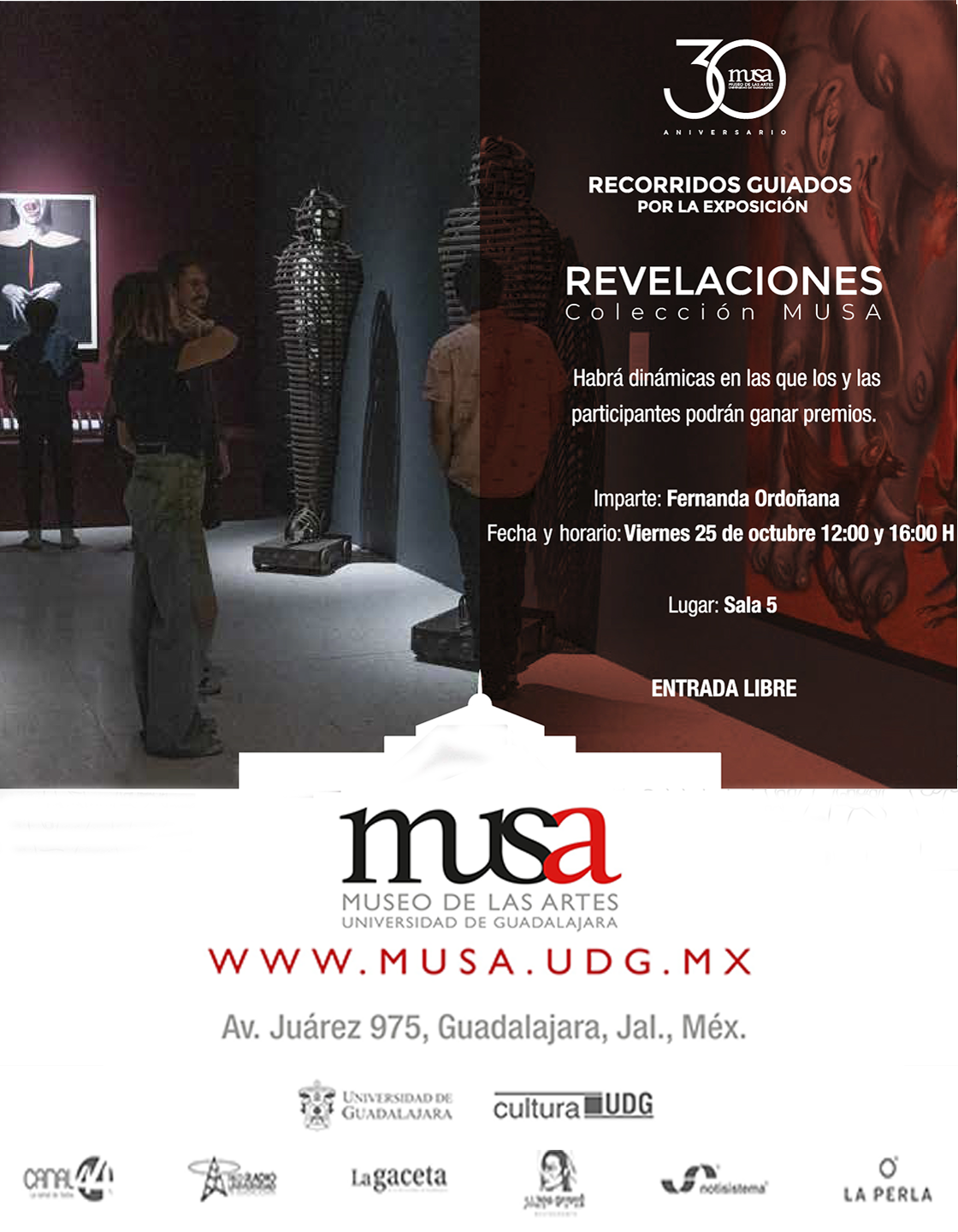 Recorridos guiados por la exposición: Revelaciones, Colección MUSA