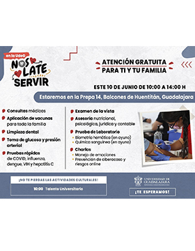Cartel de Nos late servir en la UdeG
