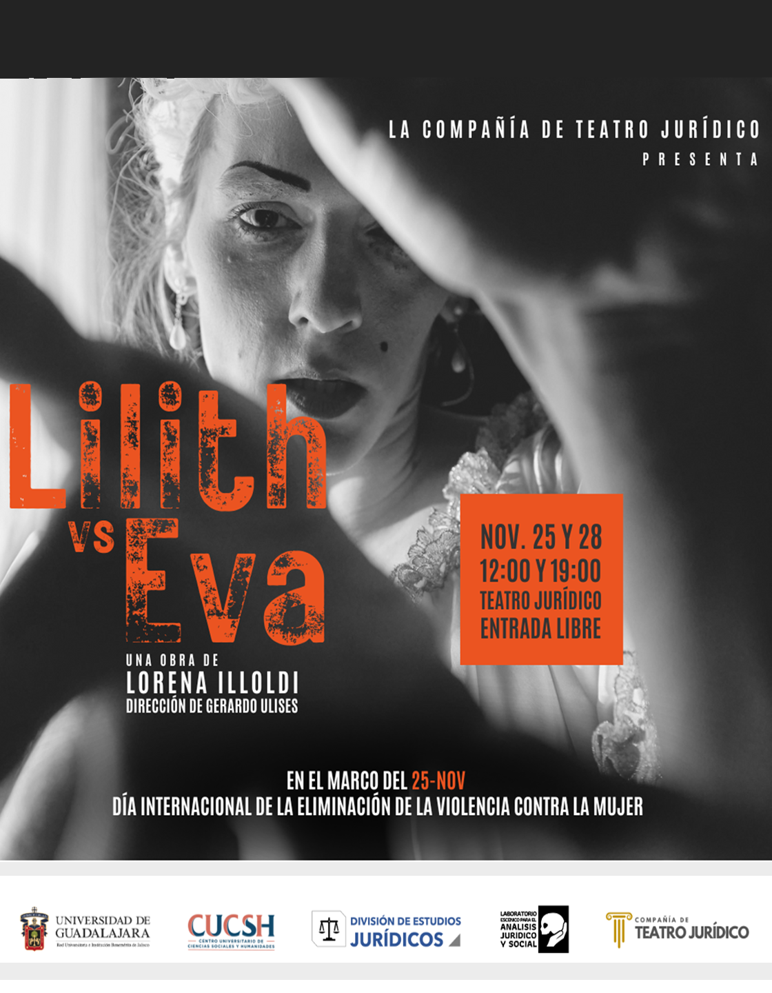 Cartel de la Obra de teatro: Lilith vs Eva