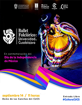 Cartel del Ballet Folclórico de la Universidad de Guadalajara