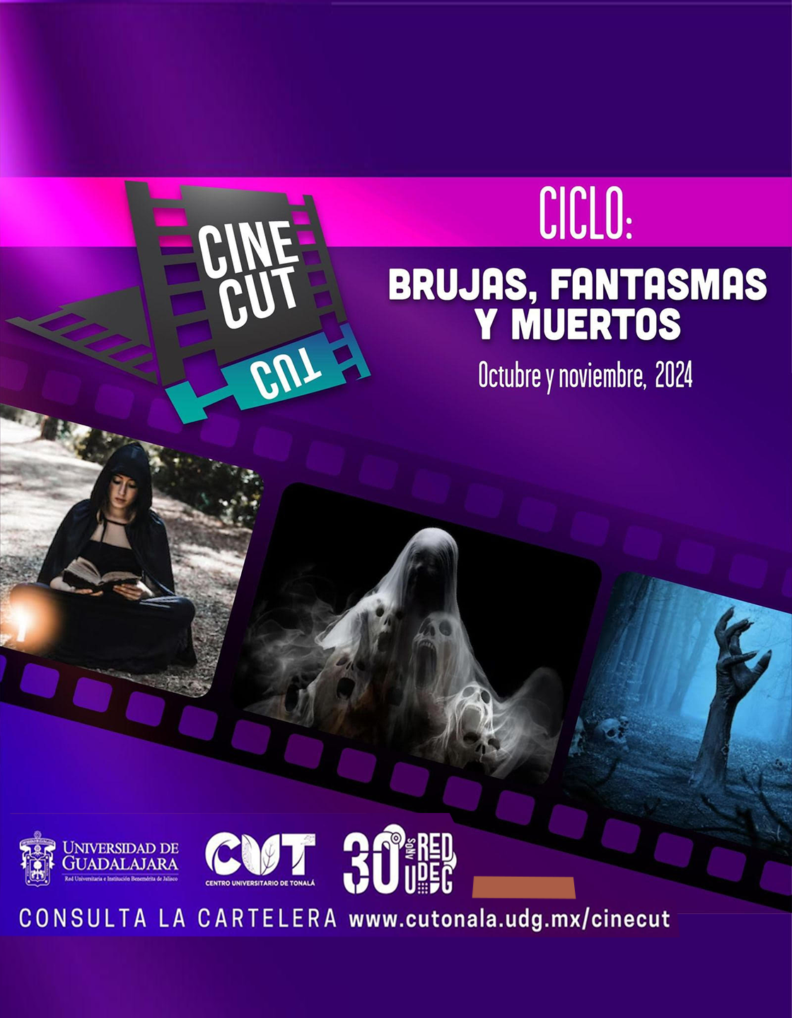 Cartel del Ciclo de cine: Brujas, fantasmas y muertos