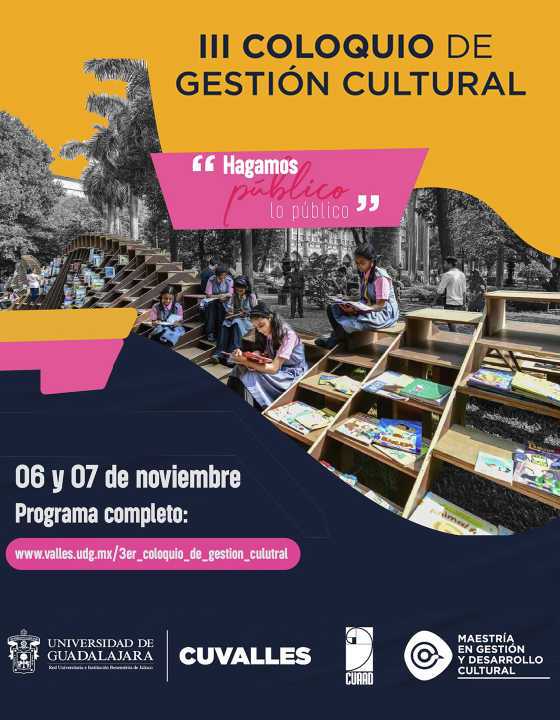 Cartel del III Coloquio de Gestión Cultural