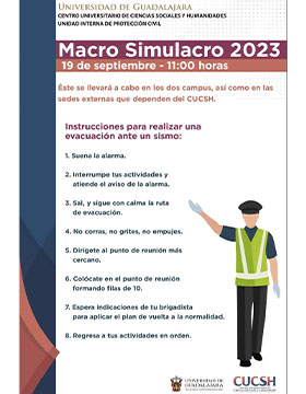 Cartel del Macro Simulacro 2023