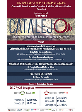 Programa Catalejo: La izquierda en Latinoamérica, Asociación de Historiadores de Jalisco y Pederastia Eclesiástica