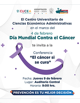 Conferencia El cáncer si se cura