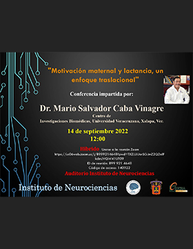 Conferencia Motivación maternal y lactancia, un enfoque traslacional