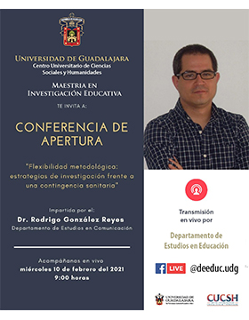 Conferencia de apertura de la Maestría en Investigación Educativa