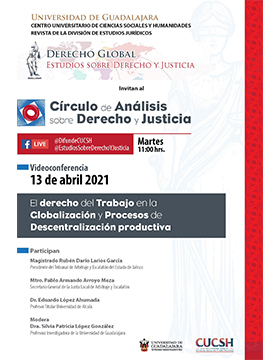 Videoconferencia: El derecho del trabajo en la globalización y procesos de descentralización productiva