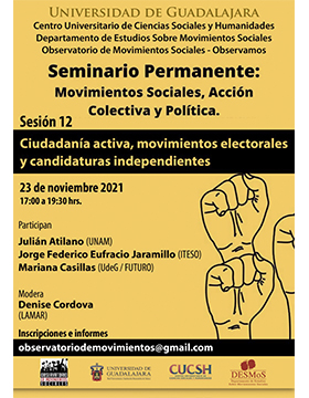 Seminario Permanente: Movimientos Sociales, Acción Colectiva y Política. Sesión 12