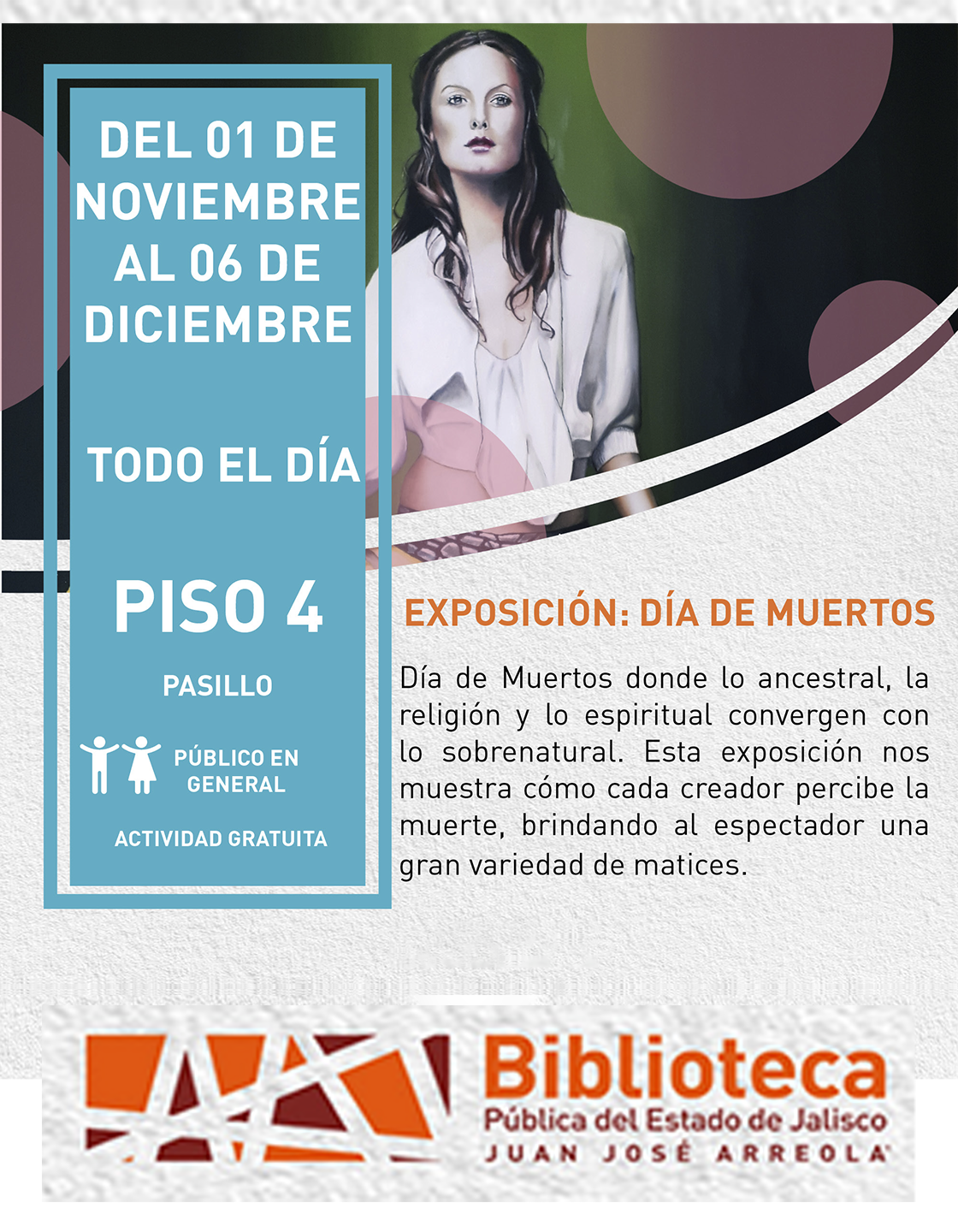 Cartel de la Exposición: Día de Muertos