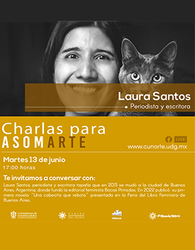 Cartel de las Charlas para asomARTE