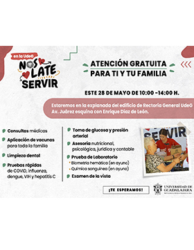 Grafico de Nos late servir en la UdeG