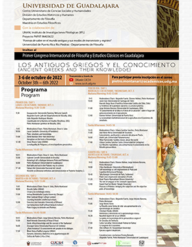 Primer Congreso Internacional de Filosofía y Estudios Clásicos en Guadalajara