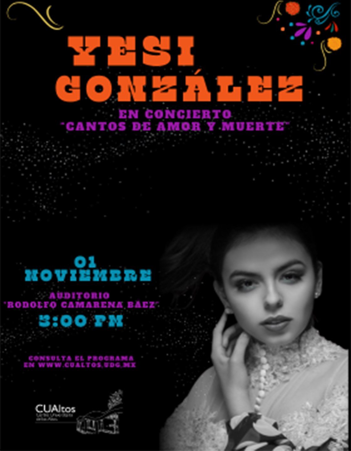 Cartel de Yesi González en concierto