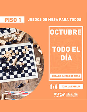 Cartel de los Juegos de mesa para todos