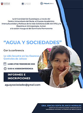 Conferencia: La vida lacustre en las cuencas centrales de Jalisco