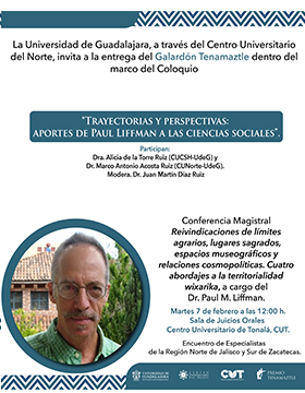 Entrega del galardón Tenamaxtle