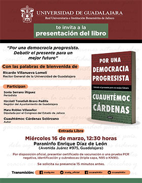 Presentación del libro: Por una democracia progresista. Debatir el presente para un mejor futuro