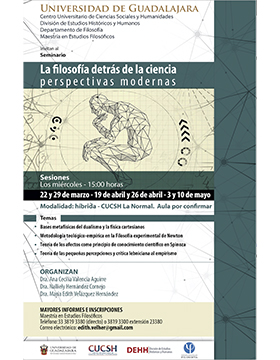 Seminario: La filosofía detrás de la ciencia, perspectivas modernas
