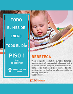 Cartel de Bebeteca
