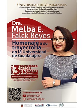 Dra. Melba E. Falck Reyes, homenaje a su trayectoria en la Universidad de Guadalajara