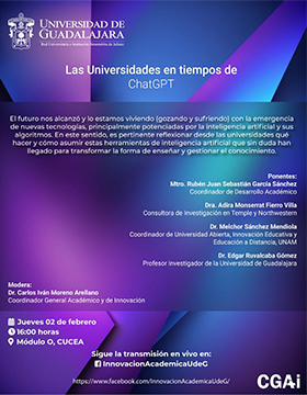 Conferencia: Las Universidades en tiempos de ChatGPT