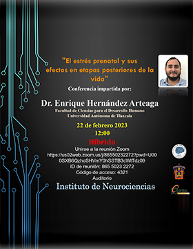 Conferencia: El estrés prenatal y sus efectos en etapas posteriores de la vida