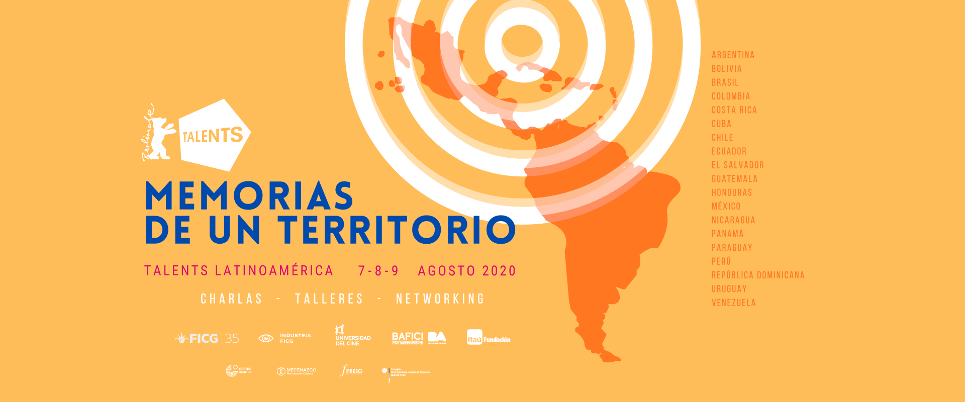 Cartel del festival Talents Latinoamérica