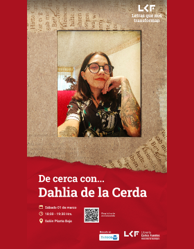 Cartel De cerca con...   Imparte: Dahlia de la Cerda