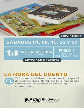 Cartel de La hora del cuento Cartel de La hora del cuento