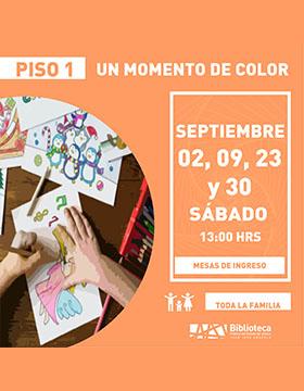 Cartel de Un momento de color