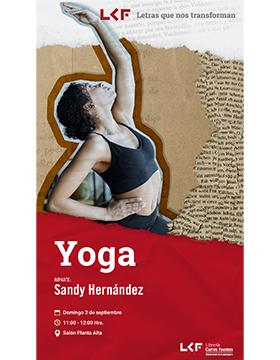 Cartel de Yoga.