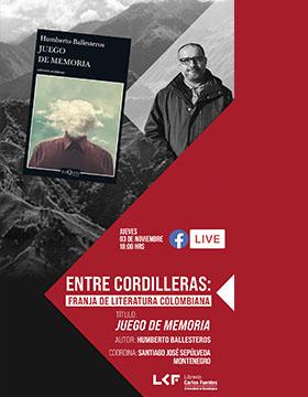 Entre cordilleras: franja de literatura colombiana.  Título: Juego de Memoria.