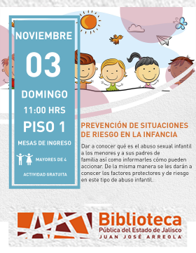 Cartel de la Prevención de situaciones de riesgo en la infancia