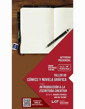 Taller de Cómics y Novela Gráfica.  Título: Introducción a la escritura creativa.