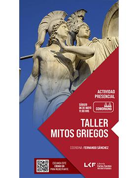 Grafico del Taller. Título: Mitos Griegos.