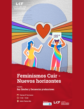 Cartel de Feminismos Cuir – Nuevos horizontes