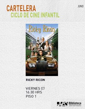 Ciclo de cine infantil: Ricky Ricón